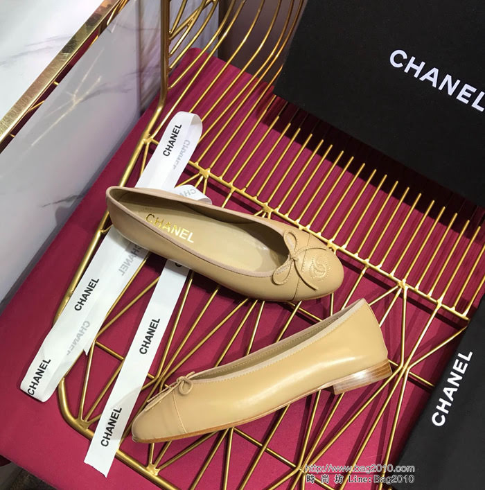 CHANEL香奈兒 經典款 頂級貨 進口對版布面 原版複製 進口真皮大底 芭蕾舞鞋 時尚單品 明星網紅同款  dsX1188